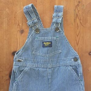 Oshkosh railroad stripe overalls
